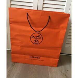 AUTHENTIC HERMES - XL PAPER STORE SHOPPING GIFT BAG